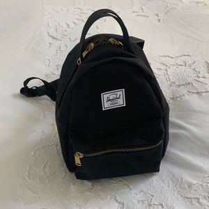 Black Herschel Mini Backpack